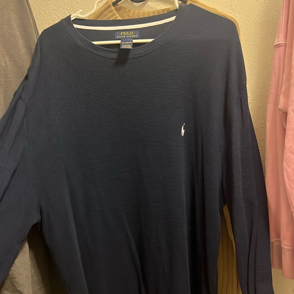 Used Ralph Lauren navy blue shirt